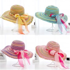 2018 Summer Trendy Sweet Romantic Mujer Outdoor Beach Wide Brim Sun Bucket Hat  eb-25959832